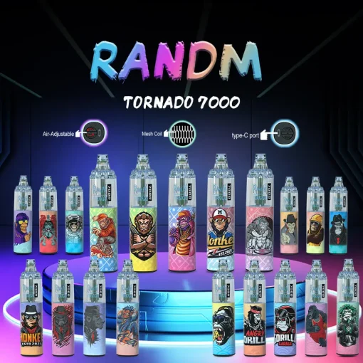 RandM Tornado Vapes 7000